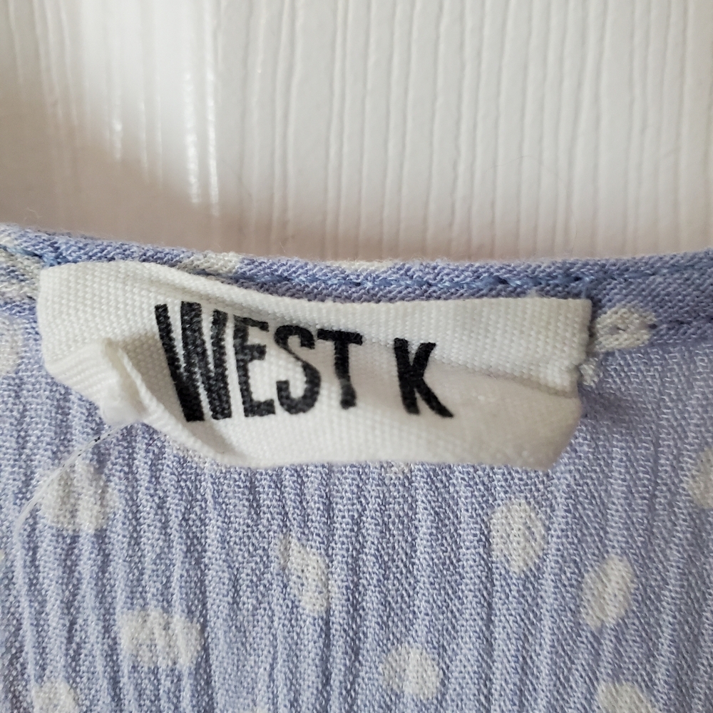 West‎ K Light blue blouse - Picture 2 of 4